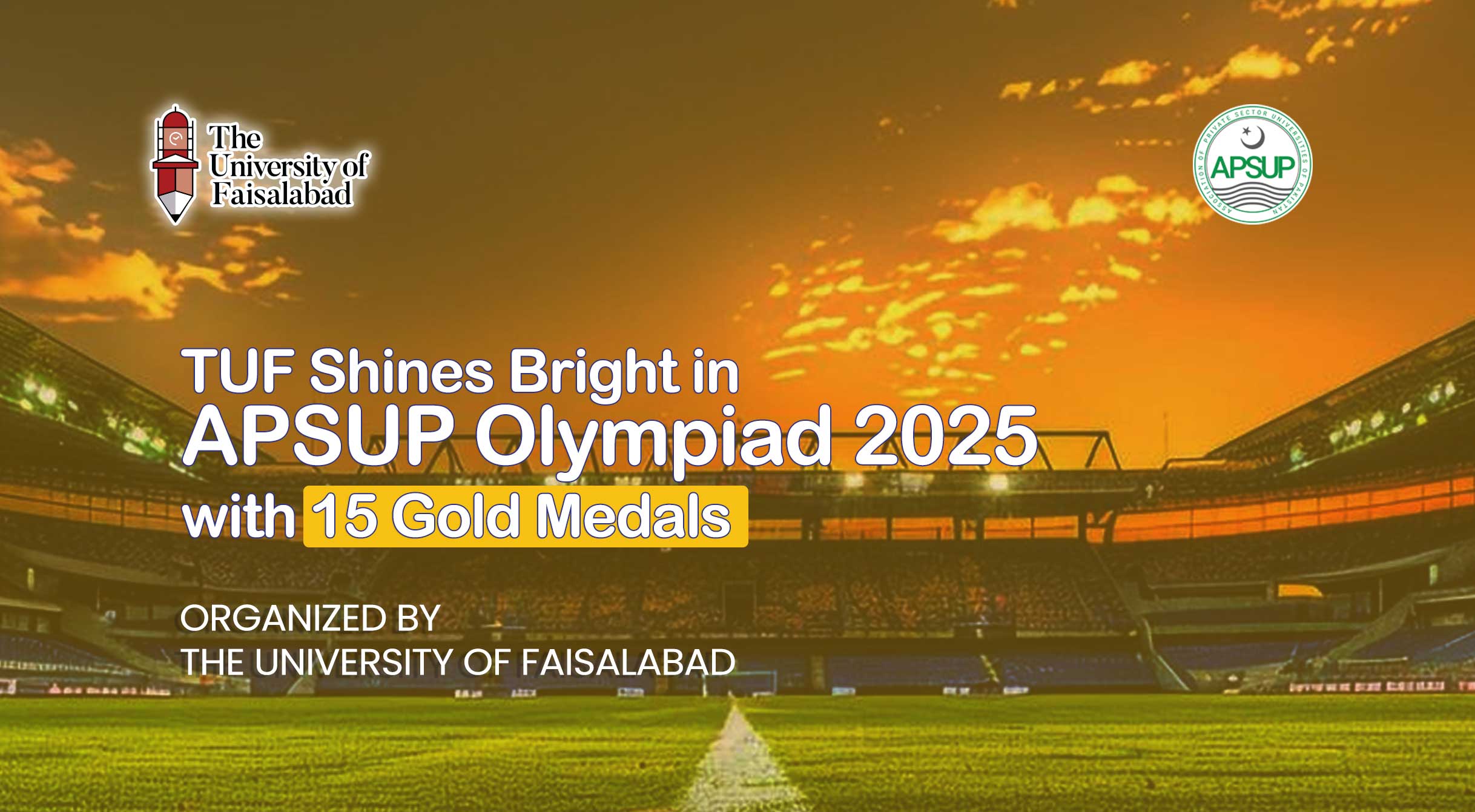 TUF Shines Bright in APSUP Olympiad 2025 with 15 Gold Medals