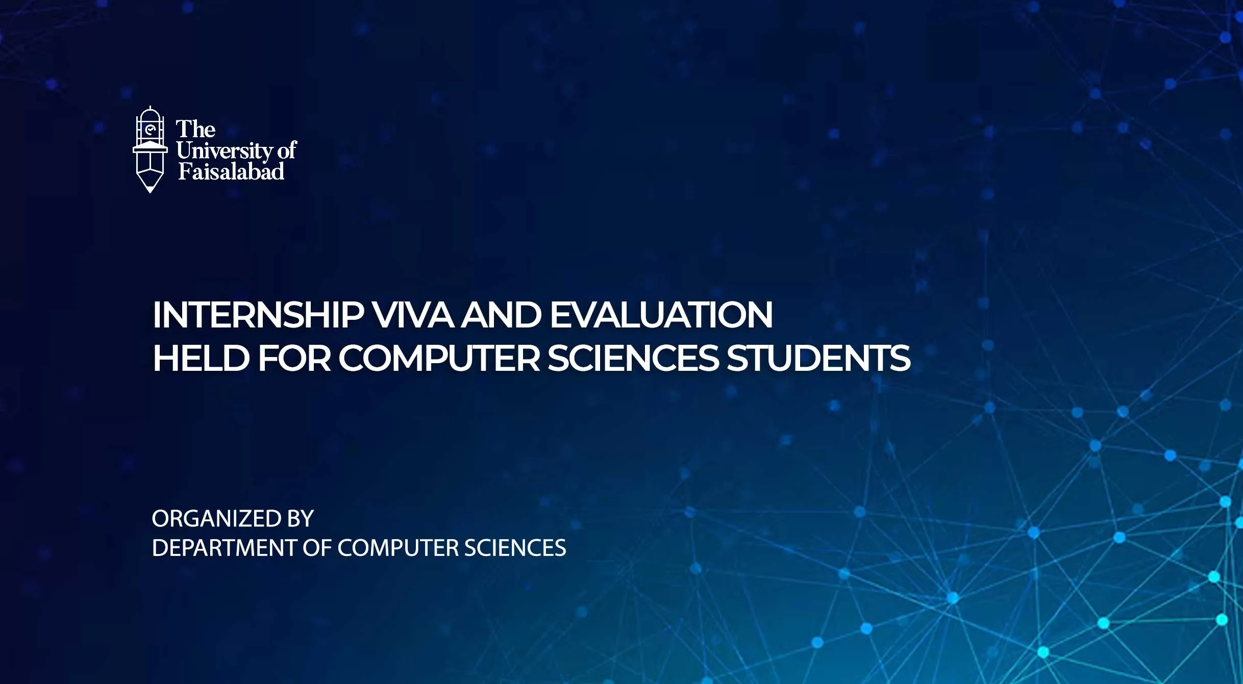 Internship Viva and Evaluation Held for Computer Sciences Students